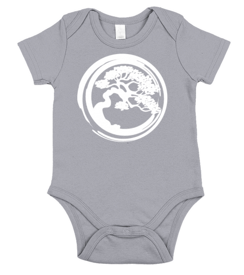 Bonsai Tree Circle Short Sleeve Baby One-Piece