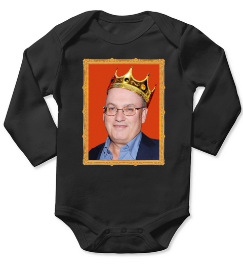 Steven A Cohen King Of New York Long Sleeve Baby One-Piece