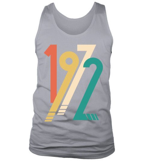 Vintage 1972 - 50 years old - 50th birthday gift Tank Top Unisex