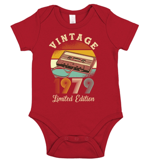 Vintage 1979 Short Sleeve Baby One-Piece