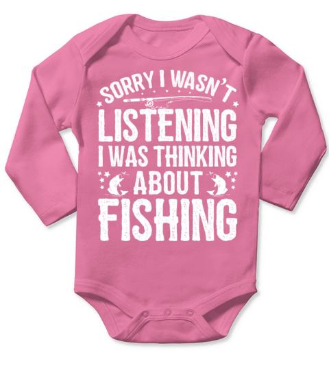 Was thinking about Fishing Fishing Shirts & Gifts Long Sleeve Baby One-Piece
