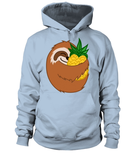 Pineapple Sloth Women's Hoodie