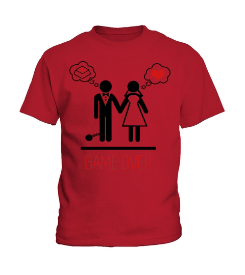 game over marriage funny - couples Kids T-Shirt