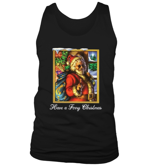 Jerry Garcia Christmas T-Shirt Tank Top Unisex