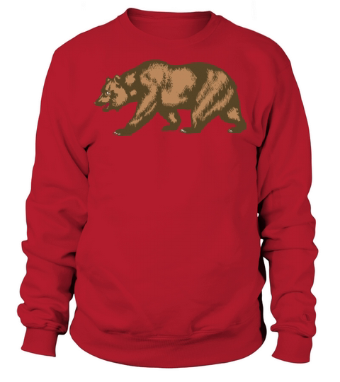 Flag of California Bear Men's Sweatshirt
