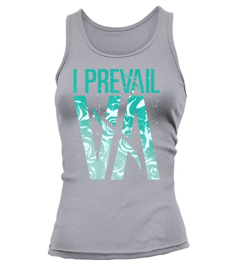 I Prevail- Aqua Roses Slim Fit Tee Tank top Woman