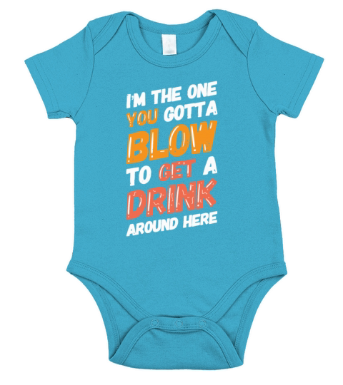 bartender drinks tip saying gift idea Short Sleeve Baby One-Piece