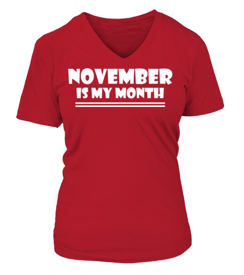 Born in November Women's V-Neck T-shirt