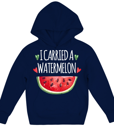 I Carried A Watermelon Kids Hoodie