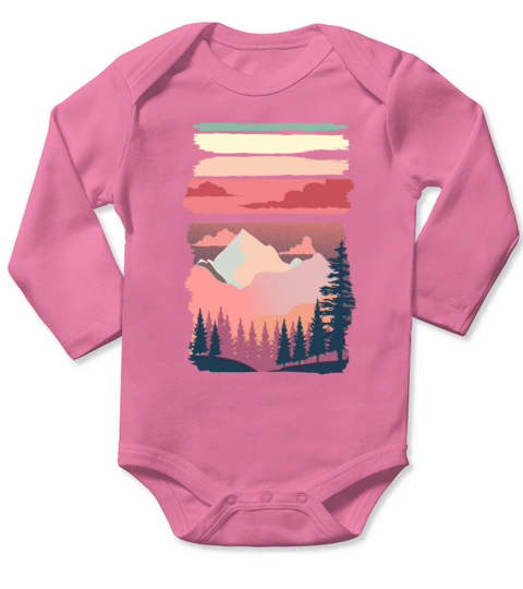 Sunset Layers - Wild Vacation - Gone Voyage Long Sleeve Baby One-Piece