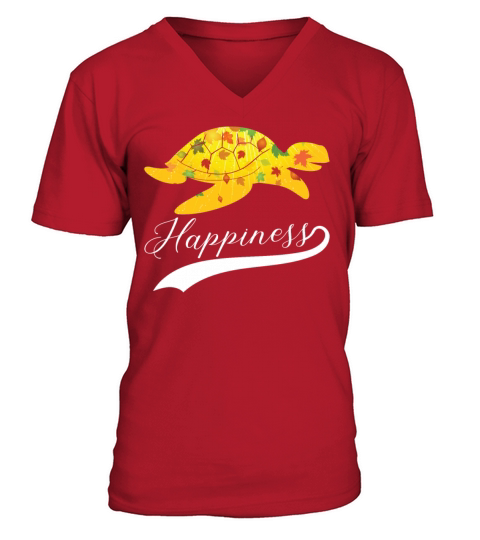 Happiness Turtles Men's V-Neck T-shirt