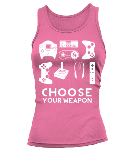 Choose your weapon gamer video game controller tee Women's Tank Top