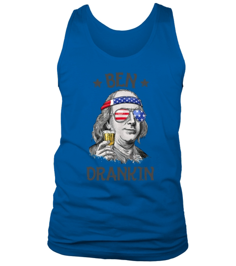 Ben Dranking Amrica Flag Tank Top Unisex