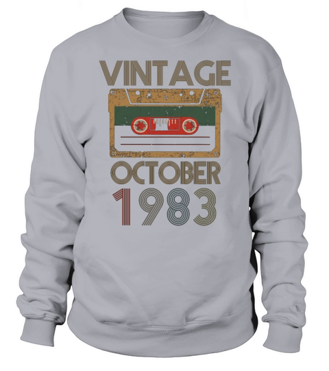 Vintage october 1983 Sweatshirt Unisex