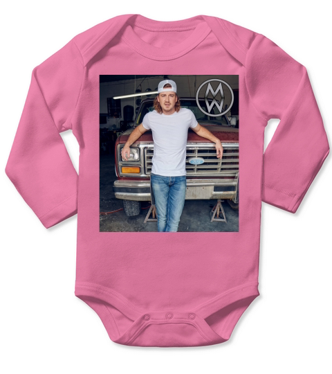 Morgan Wallen Truck Classic Long Sleeve Baby One-Piece