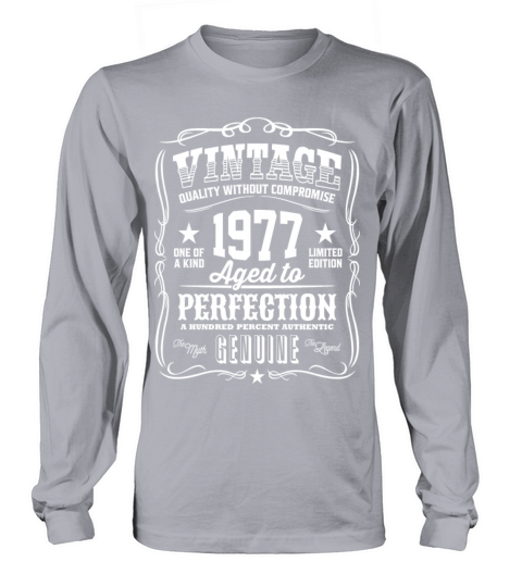 Vintage 1977 Aged to Perfection Women's Long Sleeve