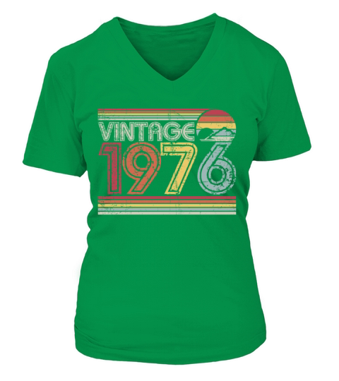 Vintage 1976 Women's V-Neck T-shirt
