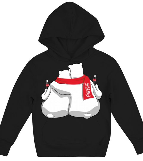 Coca Cola Snowmies Polar Bears birthday chirs 0506 Kids Hoodie