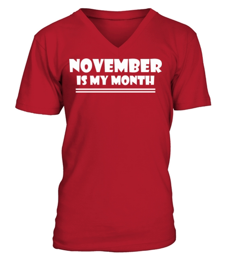Born in November Men's V-Neck T-shirt