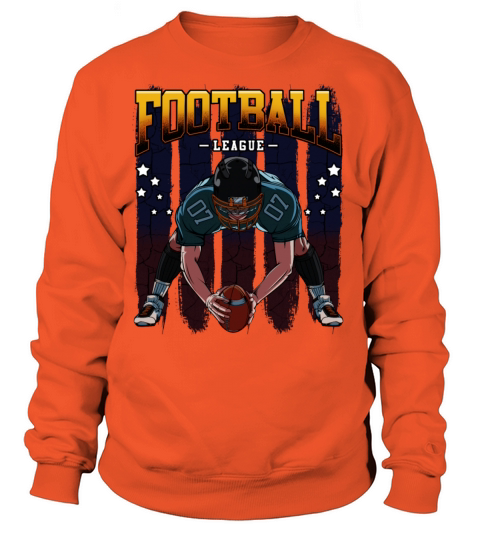 Cool American Football Player Trendy Team Sports Women's Sweatshirt
