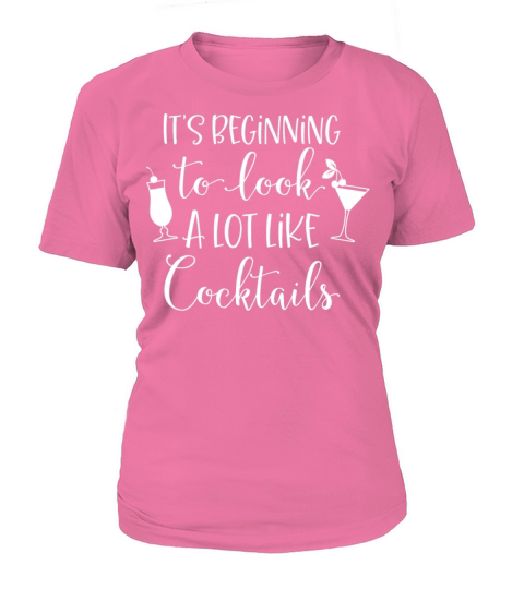 Look A Lot Like Cocktails Funny Christmas Xmas Women's T-Shirt