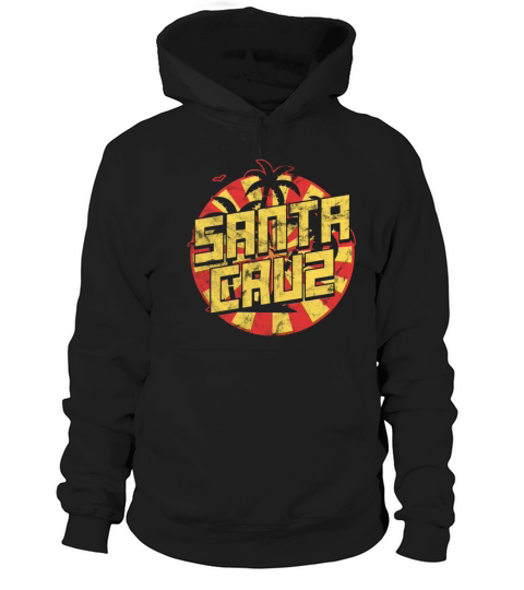 Retro Santa Cruz Hippie Van Men's Hoodie
