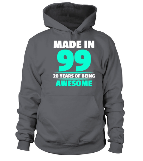 Made in 1999 Born Gift 20th Birthday 20 Years Women's Hoodie