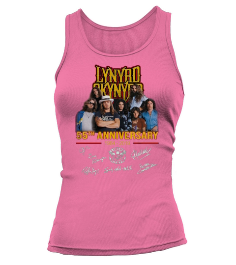 Lynyrd Skynyrd 55th anniversary 1964-2019 signatures shirt Tank top Woman