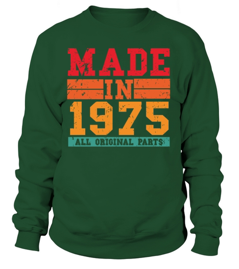 1975 Birthday Vintage Saying Women's Sweatshirt