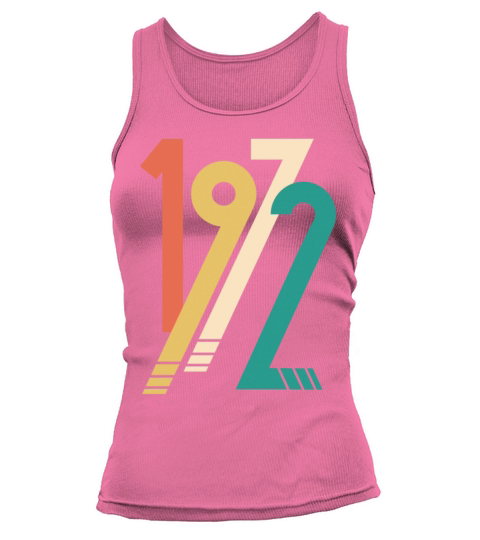 Vintage 1972 - 50 years old - 50th birthday gift Tank top Woman