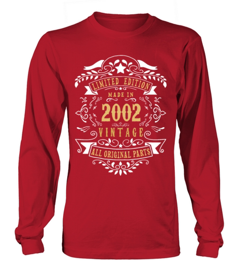 Limited Edition Made In 2002 Vintage Original Women's Long Sleeve