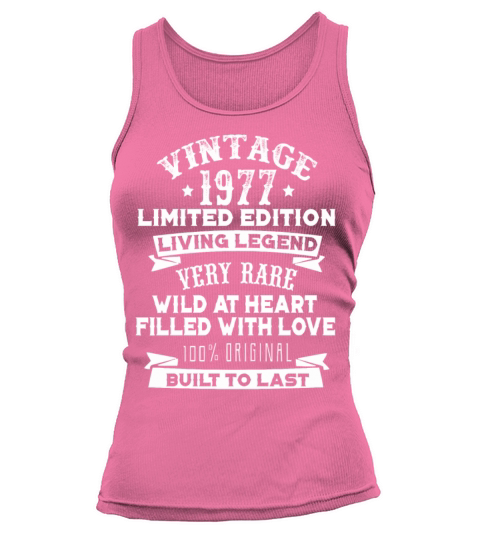 Vintaged 1977 Living Legend Built To Last Women's Tank Top