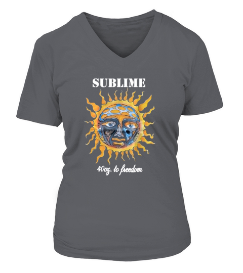 Officially Licensed Vintage Sublime Gift For Women Men V-neck T-Shirt Woman