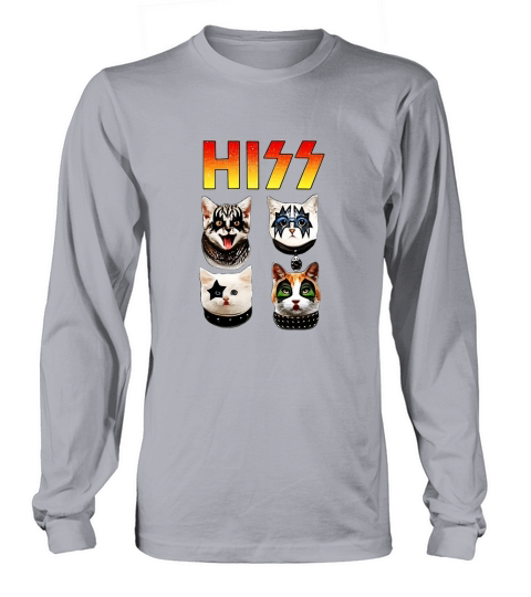 cat hiss Long sleeved Unisex