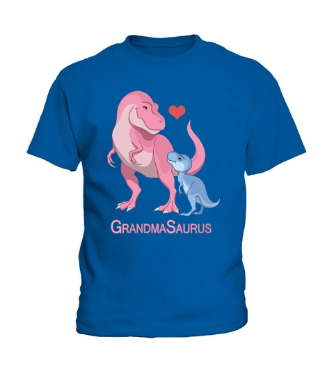 Grandma Saurus Grandmother  Baby Boy TRex Dinosaurs Kids T-Shirt