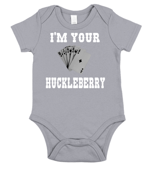 Im Your Huckleberry Short Sleeve Baby One-Piece