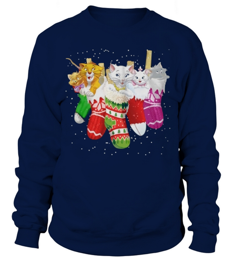The Aristocats in socks Christmas Sweatshirt Unisex