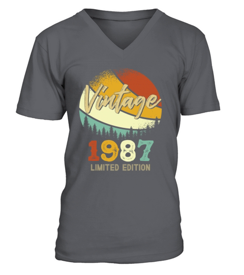 Vintage 1987 Limited Men's V-Neck T-shirt