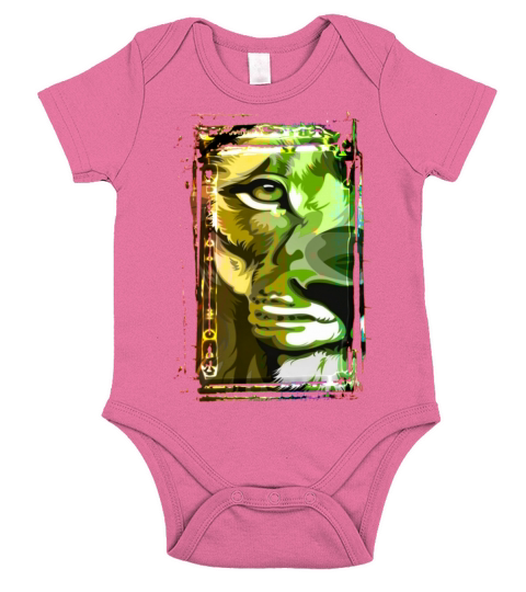Lion game vector Short Sleeve Baby One-Piece