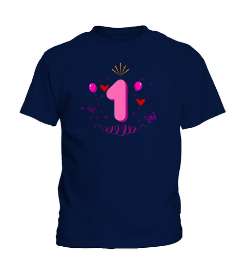 1st birthday for girls Kids T-Shirt