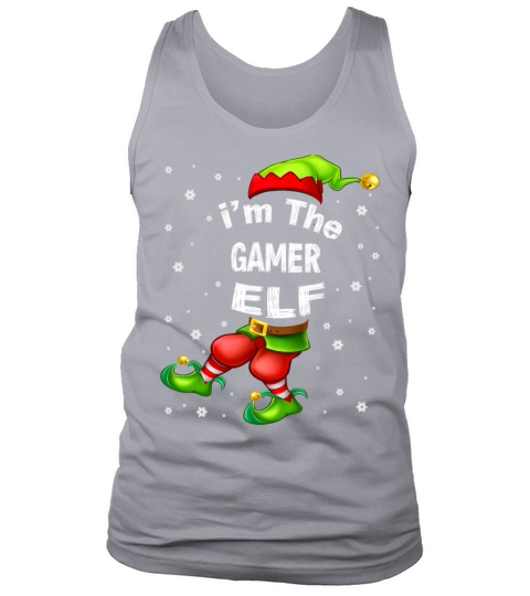 Gamer Elf Matching Family Group Christmas Pajama Men's Tank Top