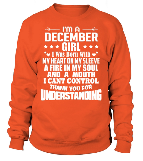 Im A December Girl birthday gift Women's Sweatshirt