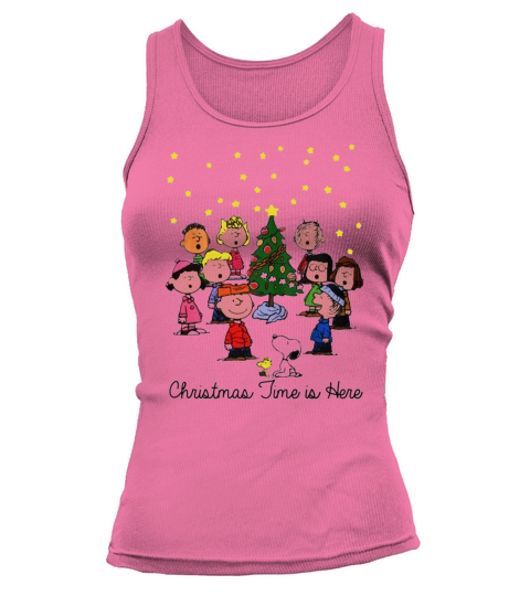 The Peanuts Gang christmas time is here Tank top Woman