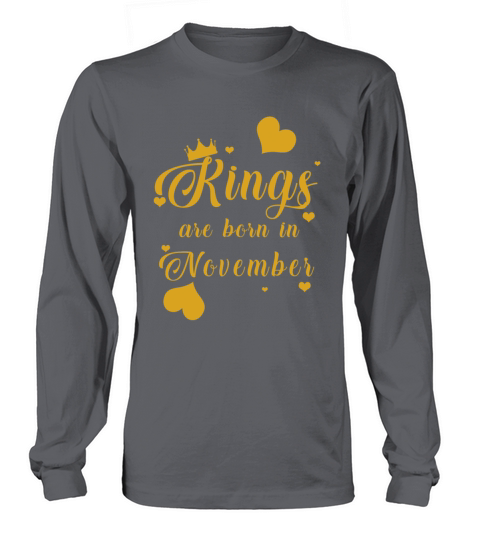Kings Are Born In November Women's Long Sleeve