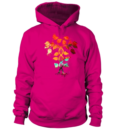 DNA Tree of Life Genetics Colorful Biology Science Women's Hoodie