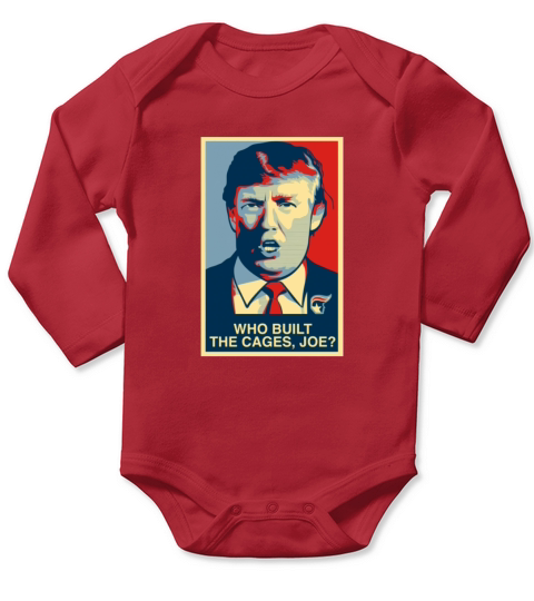 Who Built The Cages Joe Long Sleeve Baby One-Piece