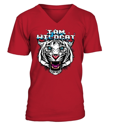 I Am Wildcat T-Shirts T-Shirt V-Neck T-shirt
