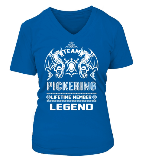 PICKERING team lifetime member legend V-neck T-Shirt Woman