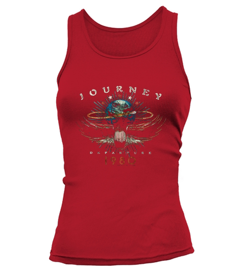 Journey Rock Band Music Group Departure 1980 Tank top Woman