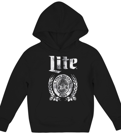 Tee Luv Vintage Miller Lite Kids Hoodie